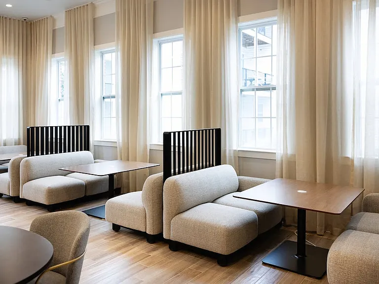 Resident lounge with co-working space