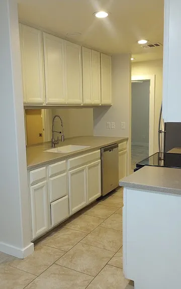 left side of kitchen view