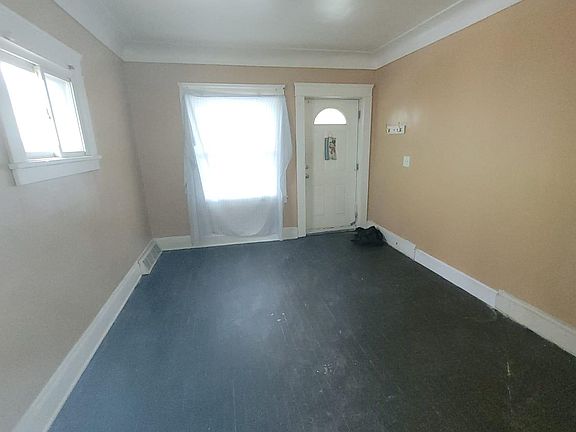 Living room and dining room