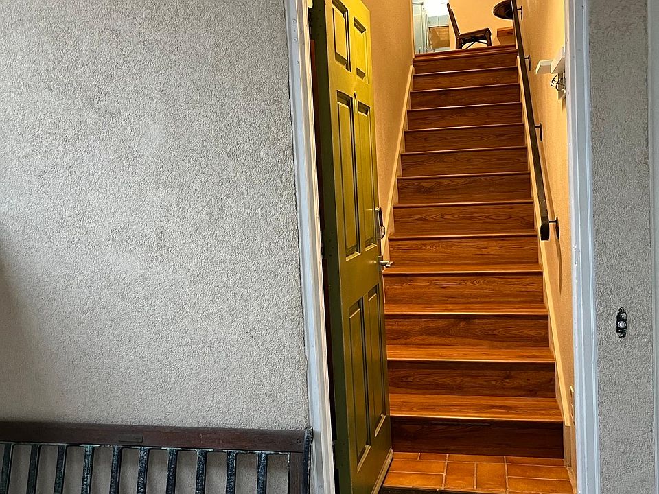 Entry stairs from the carport.