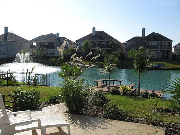 View of lake with fountain
