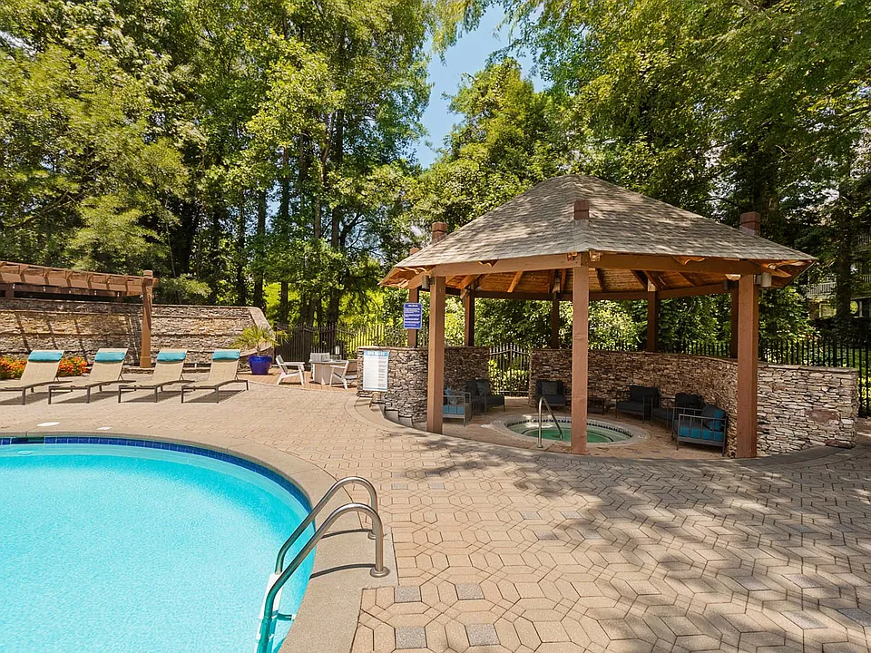 Make time to relax in the inviting outdoor hot tub