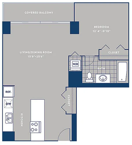Floor plan Studio / 14