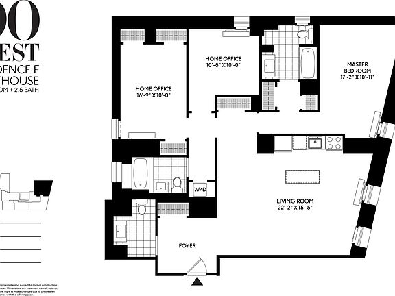 2nd image of 90 West St #Penthouse F