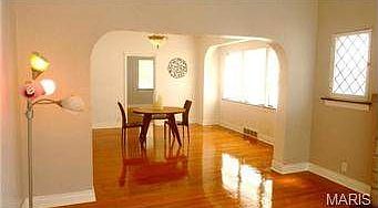 Lots of natural light and beautiful floors!