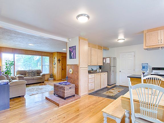 Open kitchen/dining area.