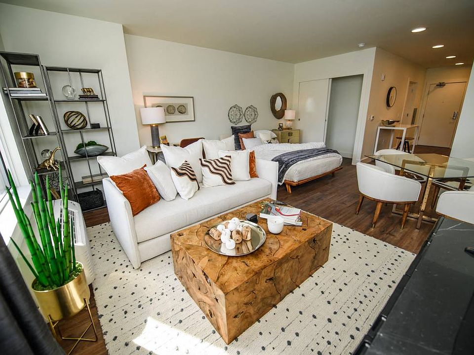 The George Besaw Apartments Model Living Room and Dining Room