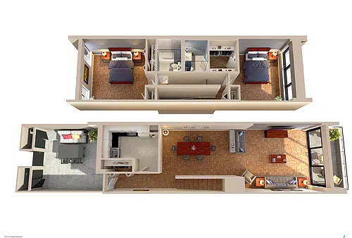 Floor plan Lincoln Townhome
