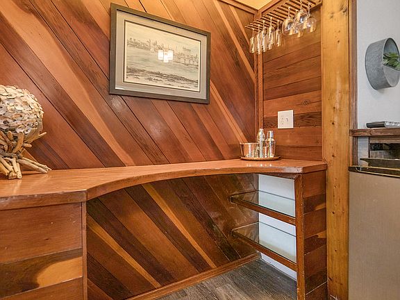 Spacious bar.