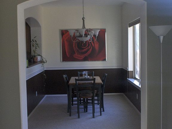 Dining room with beautiful archway