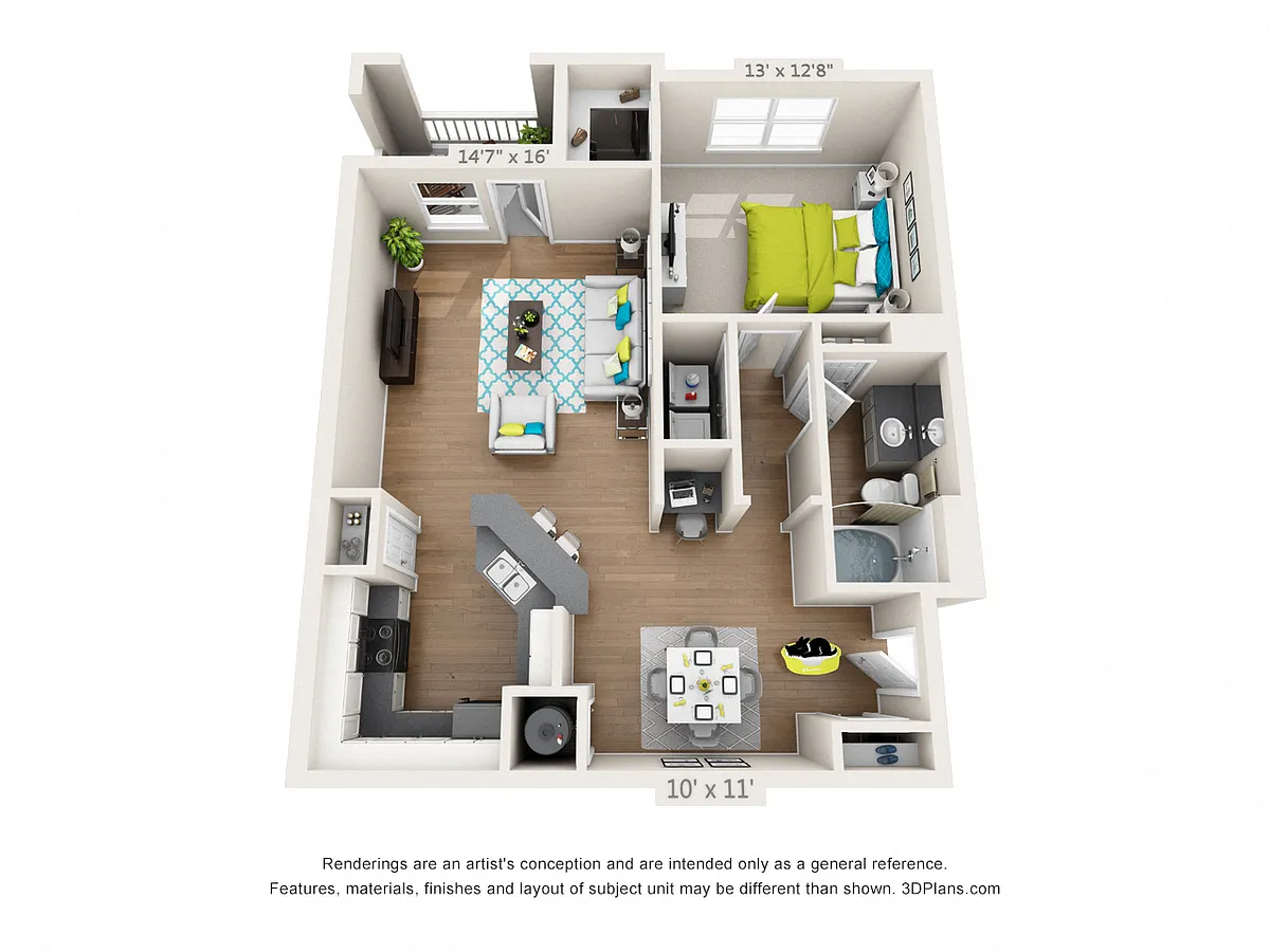 Floor plan Chattahoochee