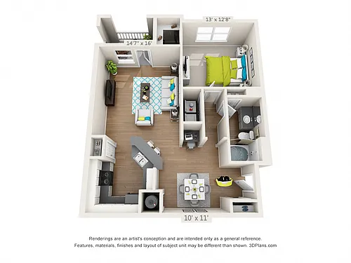 Floor plan Chattahoochee
