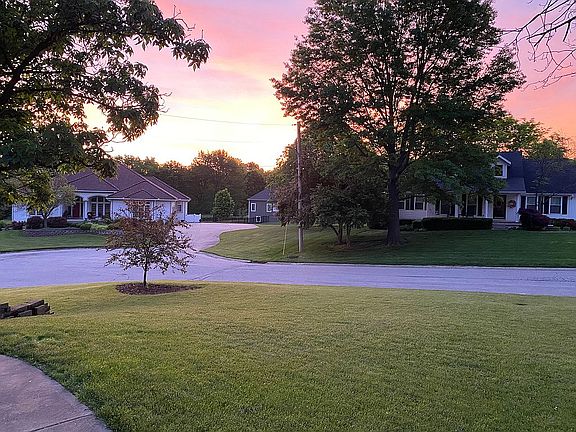 Sunrise view from porch     