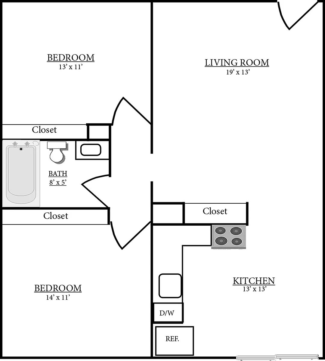Floor plan 2X1