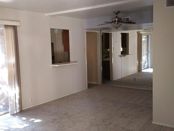 Front door looking into dining room