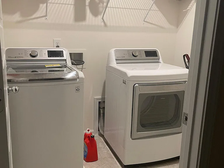 Laundry 1st floor 
1year old dryer and washer