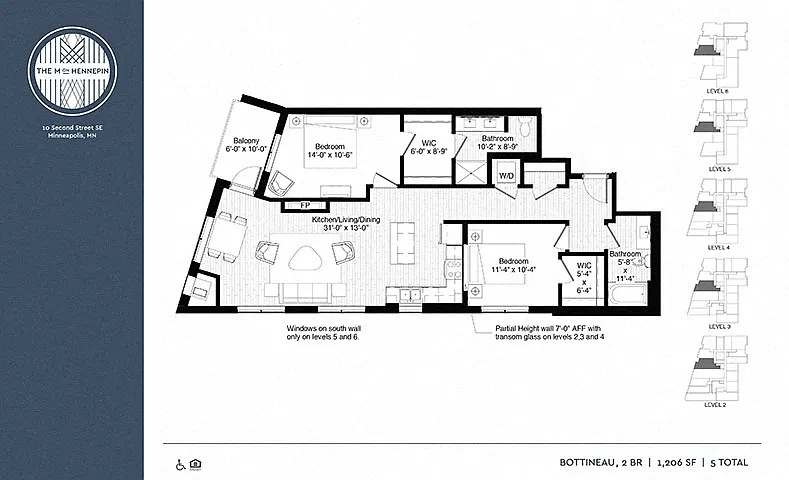 Floor plan Bottineau