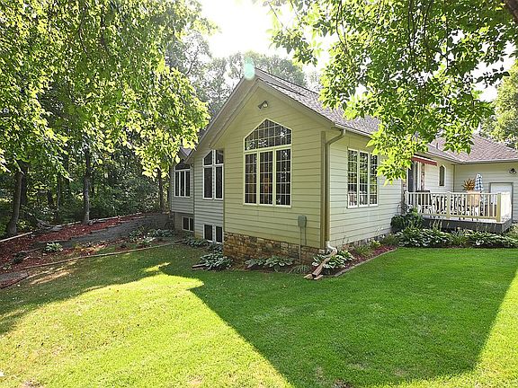 Lakeside of the house