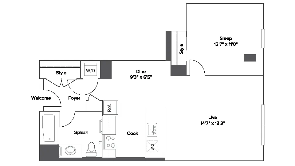 Floor plan A18T