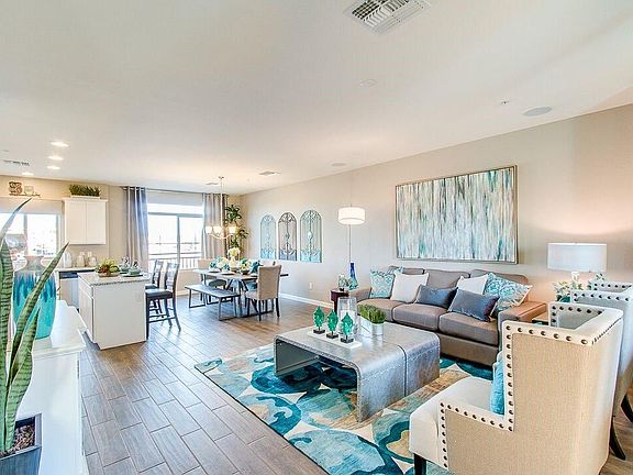 Model - Living Room, Dining Room & Kitchen
