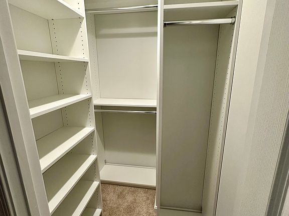 Primary suite walk-in closet