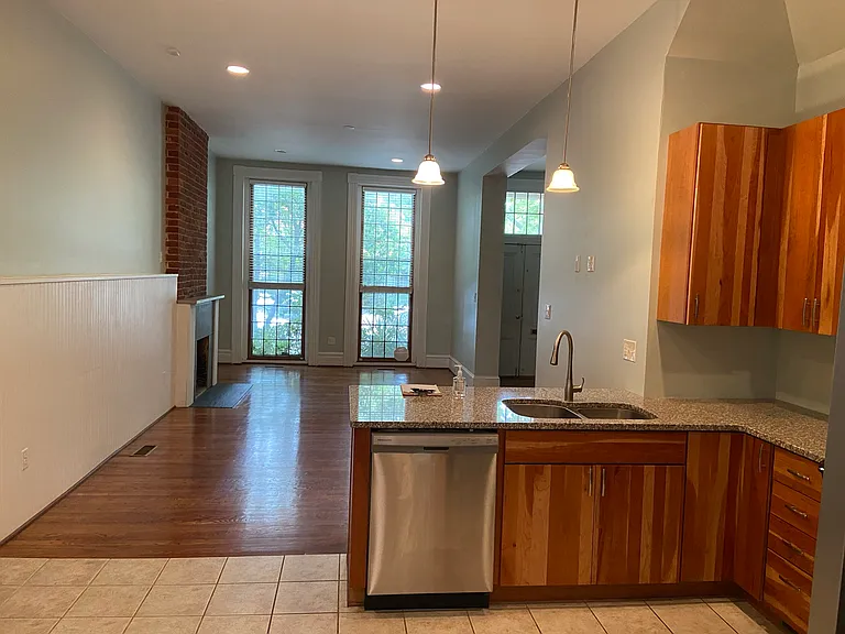 Kitchen and living room