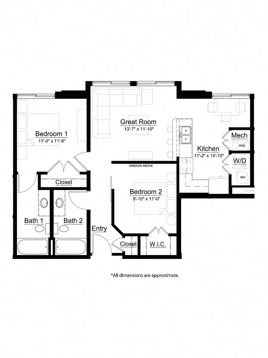 Floor plan The Monorail