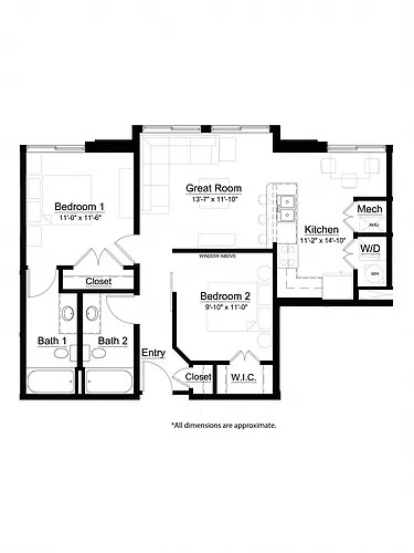 Floor plan The Monorail