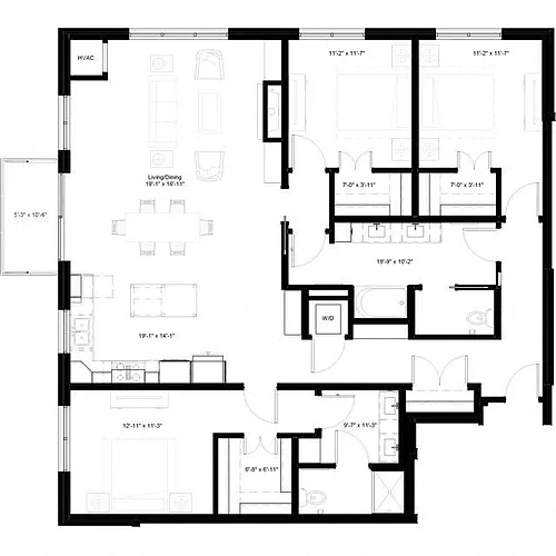 Floor plan Oak
