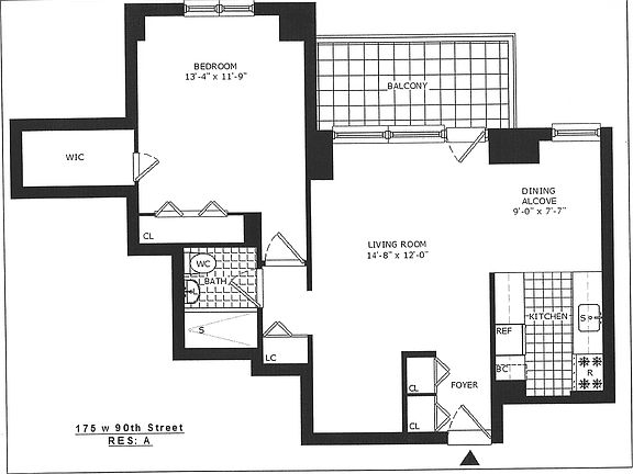 2nd image of 175 W 90th St APT 3A