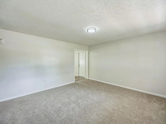 The living room from the front door
