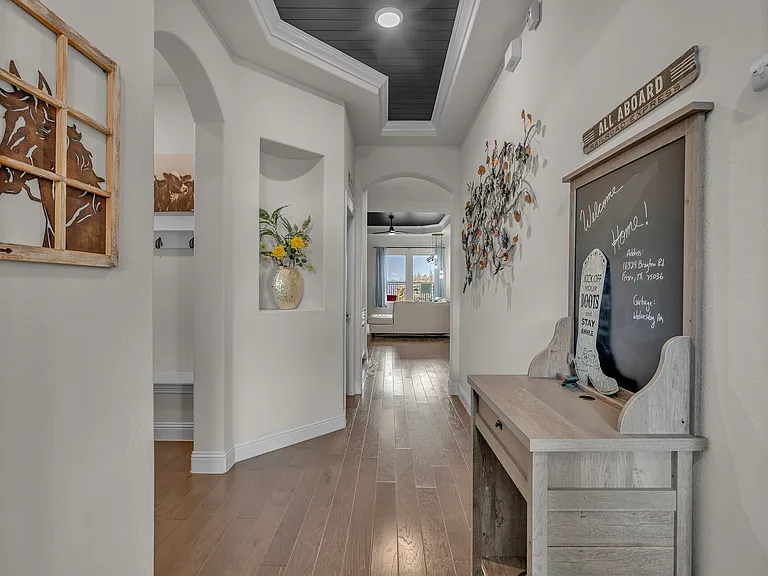 Entry hall into home