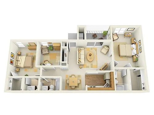 Floor plan The Worthington