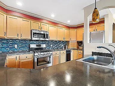 Updated Kitchen with Stainless Stell Appliances