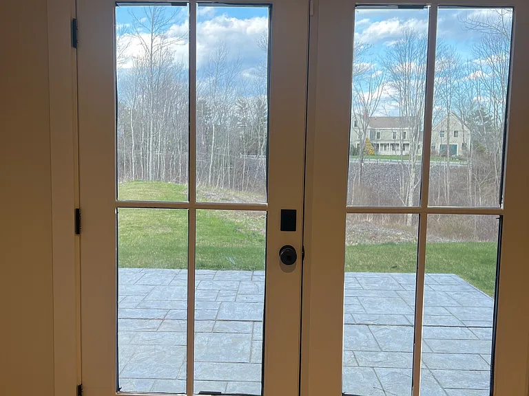 Private backyard