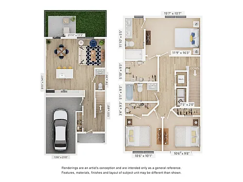 Floor plan Townhome F
