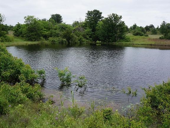Tank sits on part of the property