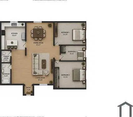3 bed, 1200 sqft, $2,800 — Photo 1