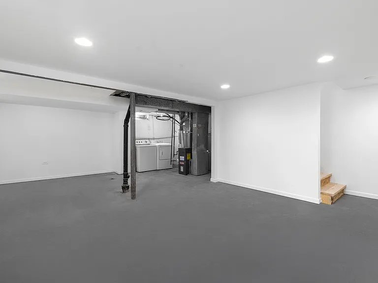 Laundry in basement