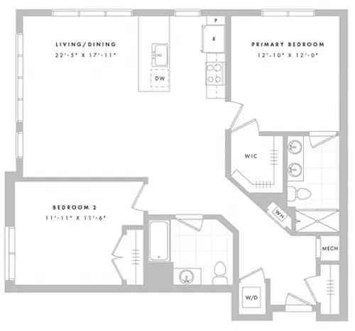 Floor plan B19