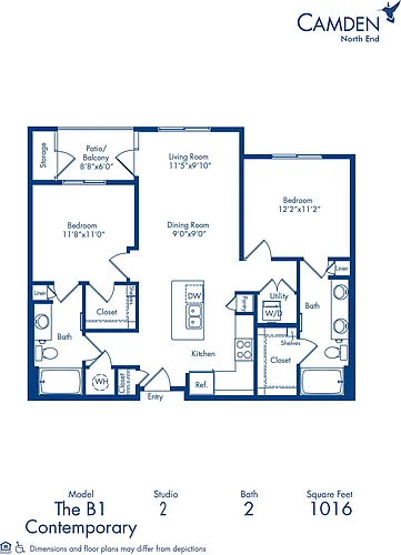 Floor plan The B1