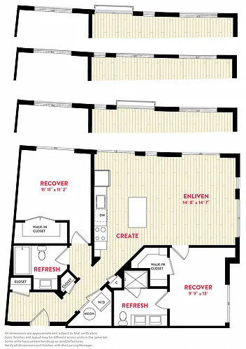 Floor plan B08A