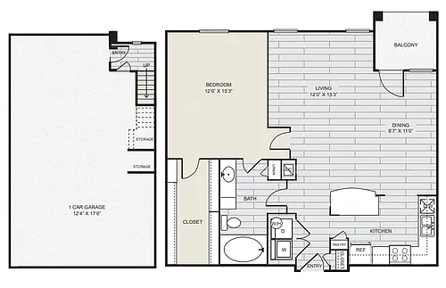 Floor plan A4 Garage