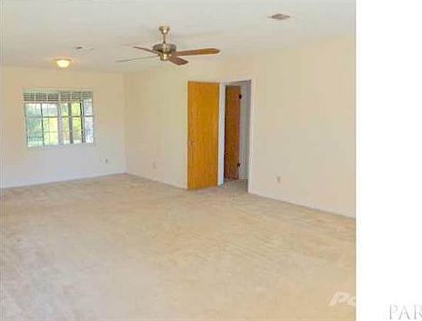 Large open living/dining area.