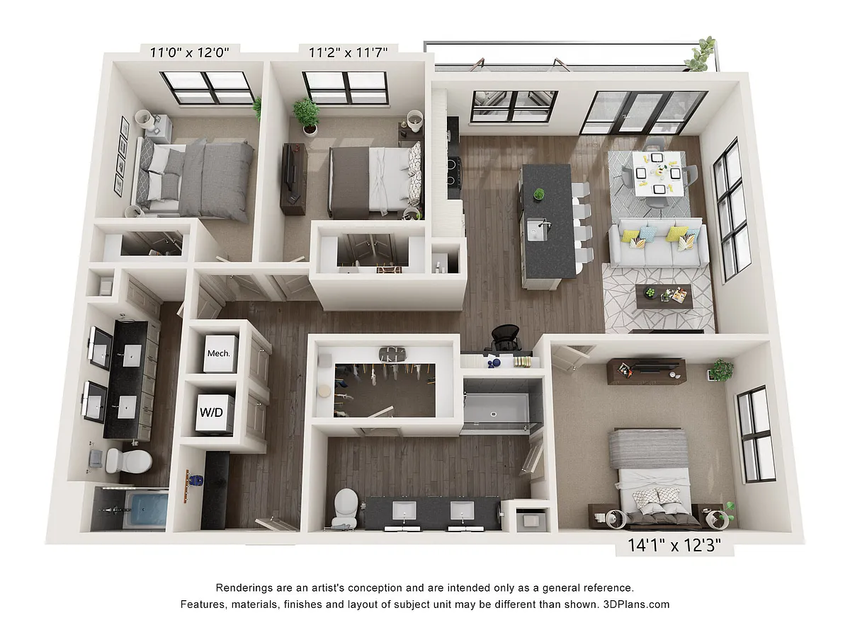 Floor plan C1