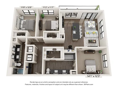 Floor plan C1