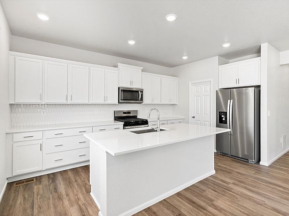 The Monarch floorplan image taken at a Meritage Homes community in Falcon, CO