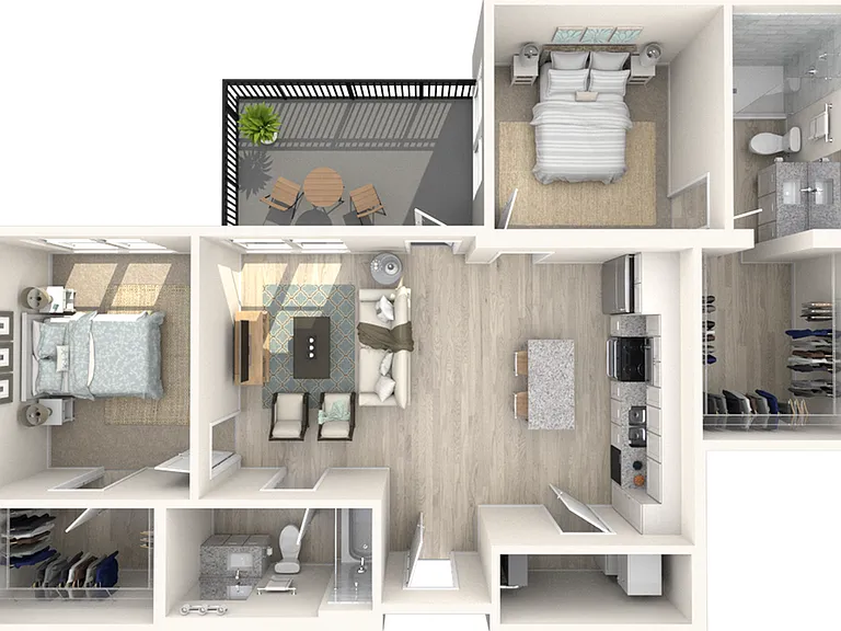 B3 - Two Bedroom | Two Bathroom B3 - Two Bedroom | Two Bathroom