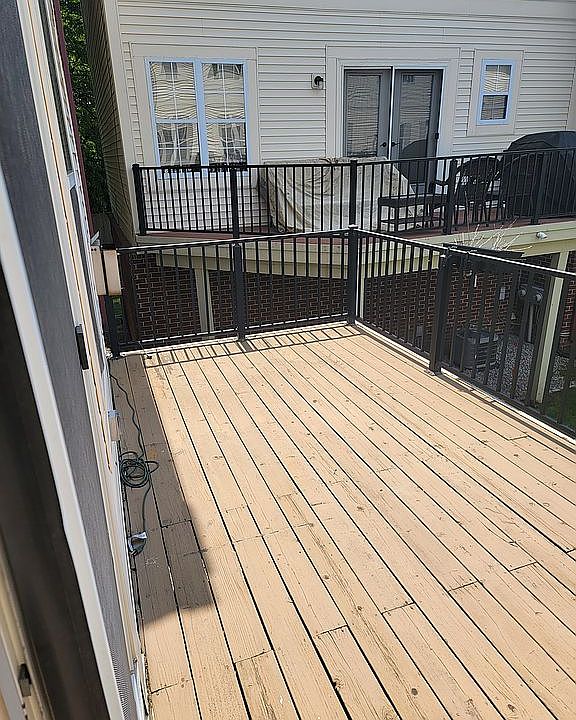 Private deck.