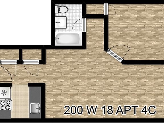 2nd image of 200 W 18th St APT 4C